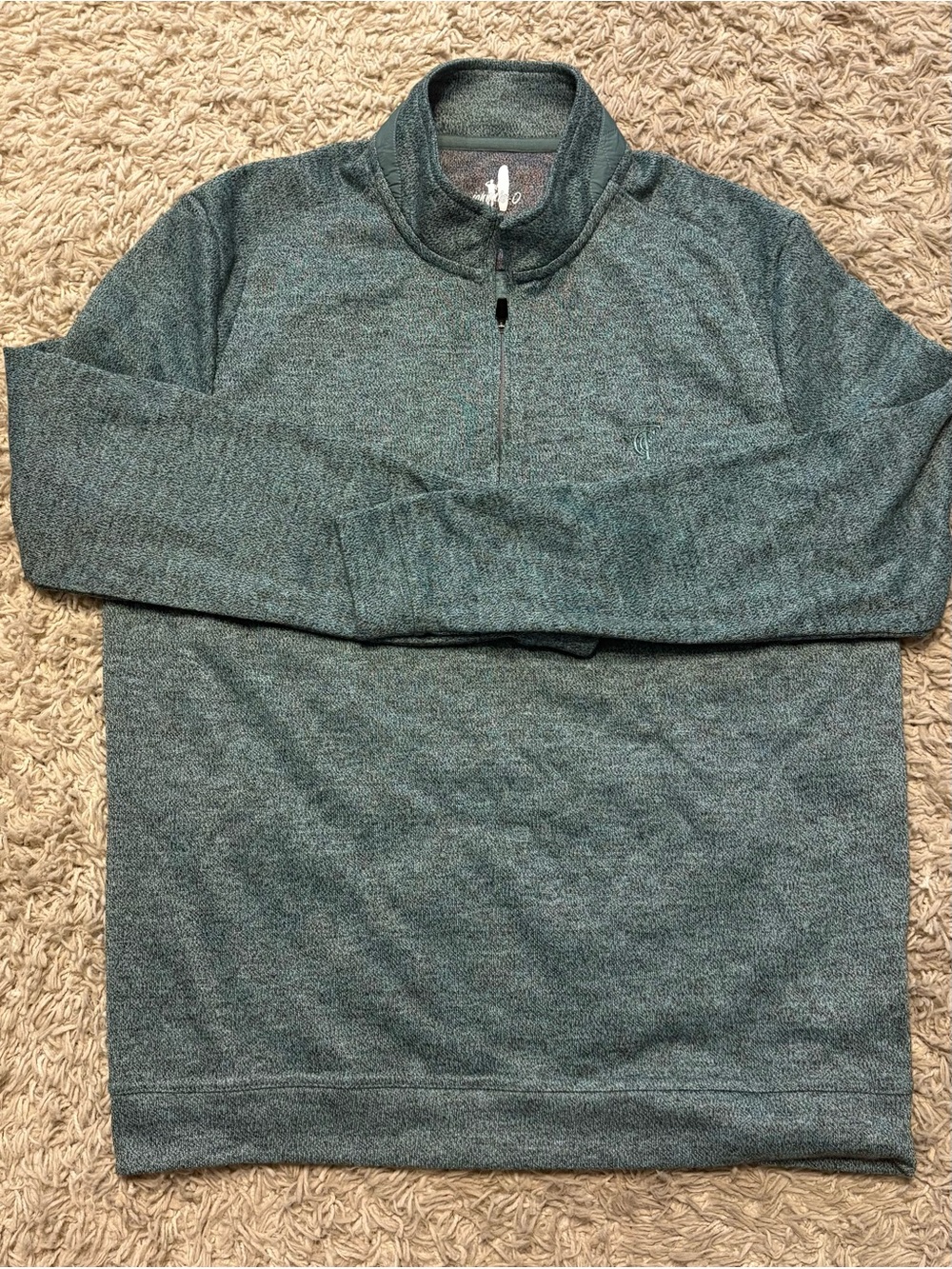 johnnie-O Men's Heather Quarter-Zip Pullover